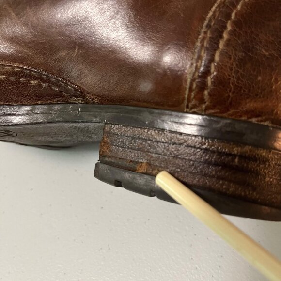 Brown Leather Ankle Boots - Picture 13 of 16